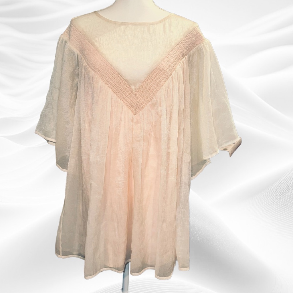 House Of Harlow 1960 X Revolve Marceau Baby Doll Mini Dress In Blush Small